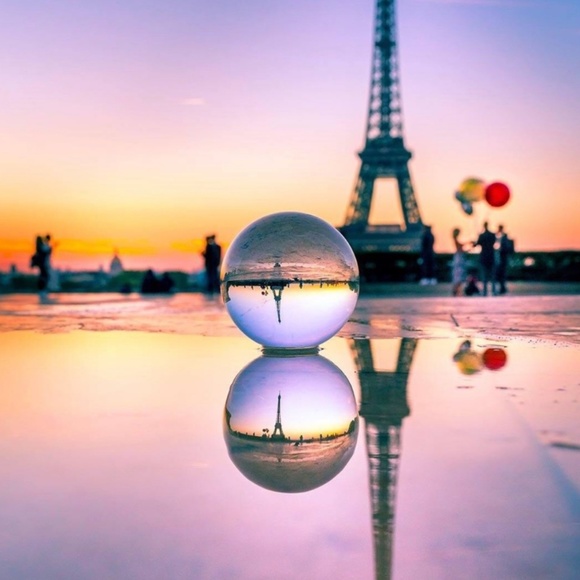 NIB Lensball K9 Crystal Ball w/ Stand & Pouch - Picture 5 of 9